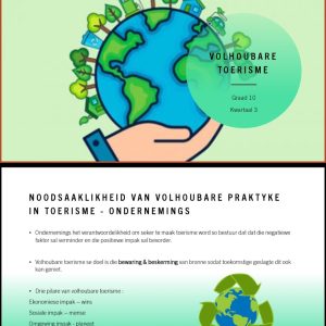 Toerisme Powerpoints Combo ( Afr)
