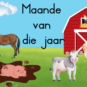 Plaasdiere Klas dekor ( Afrikaans)