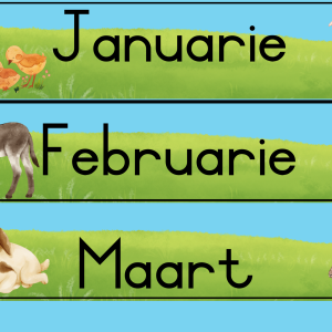 Plaasdiere Klas dekor ( Afrikaans)