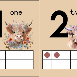 Highland cow classroom decor