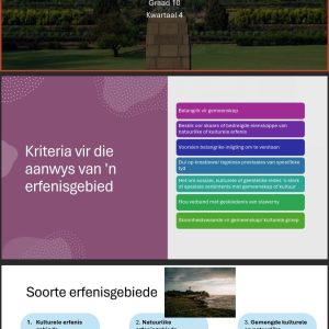 Gr10 Toerisme Powerpoints Kwartaal 4