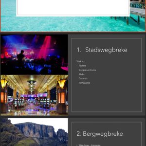 Graad 11 Toerisme Powerpoints Kwartaal 2