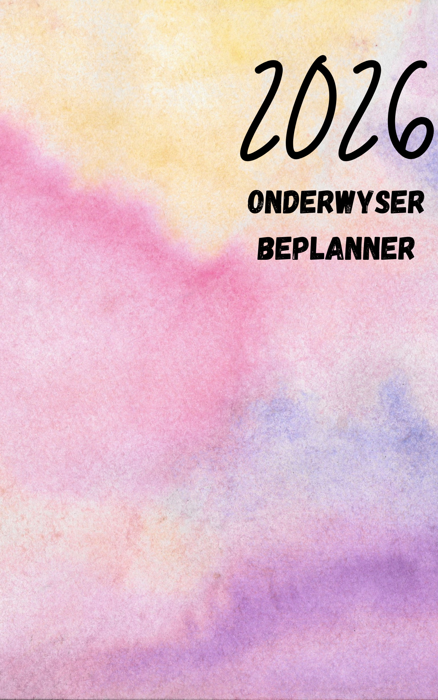 2026 Pastel Onderwyser Beplanner