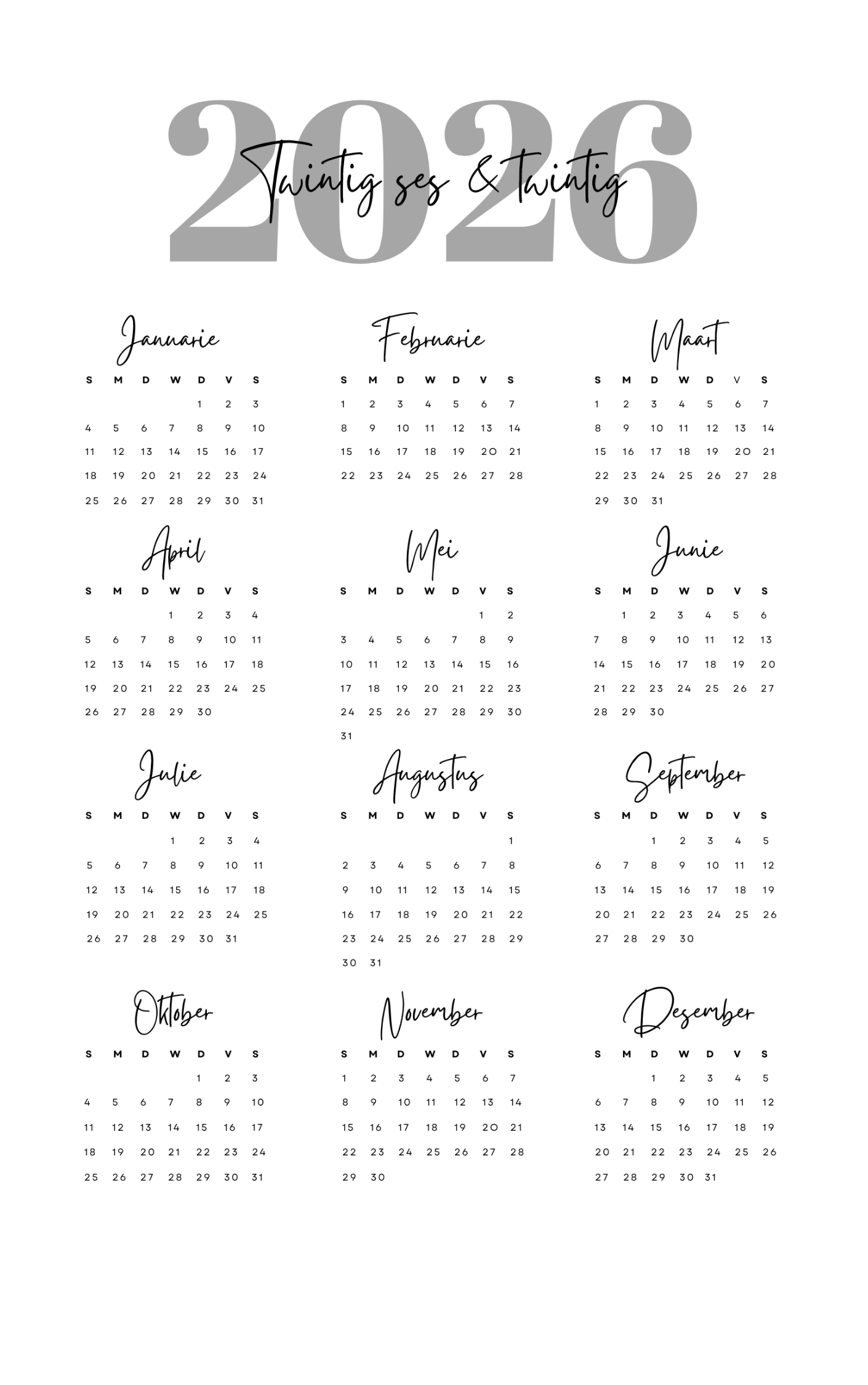2026 Tropiese Onderwyser Beplanner - Image 4