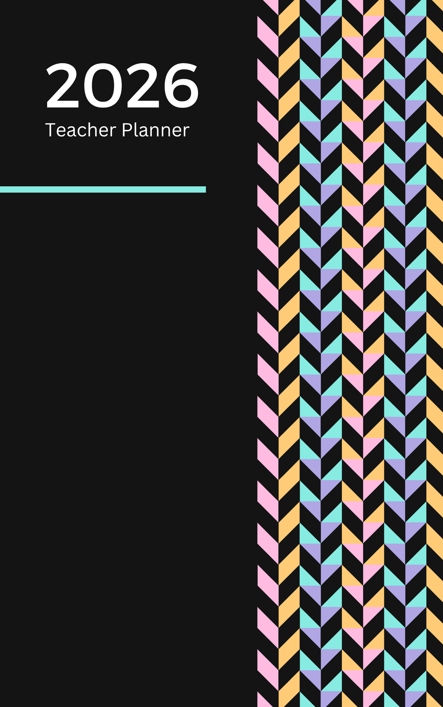 2026 Patterned Teacher planner (Eng)