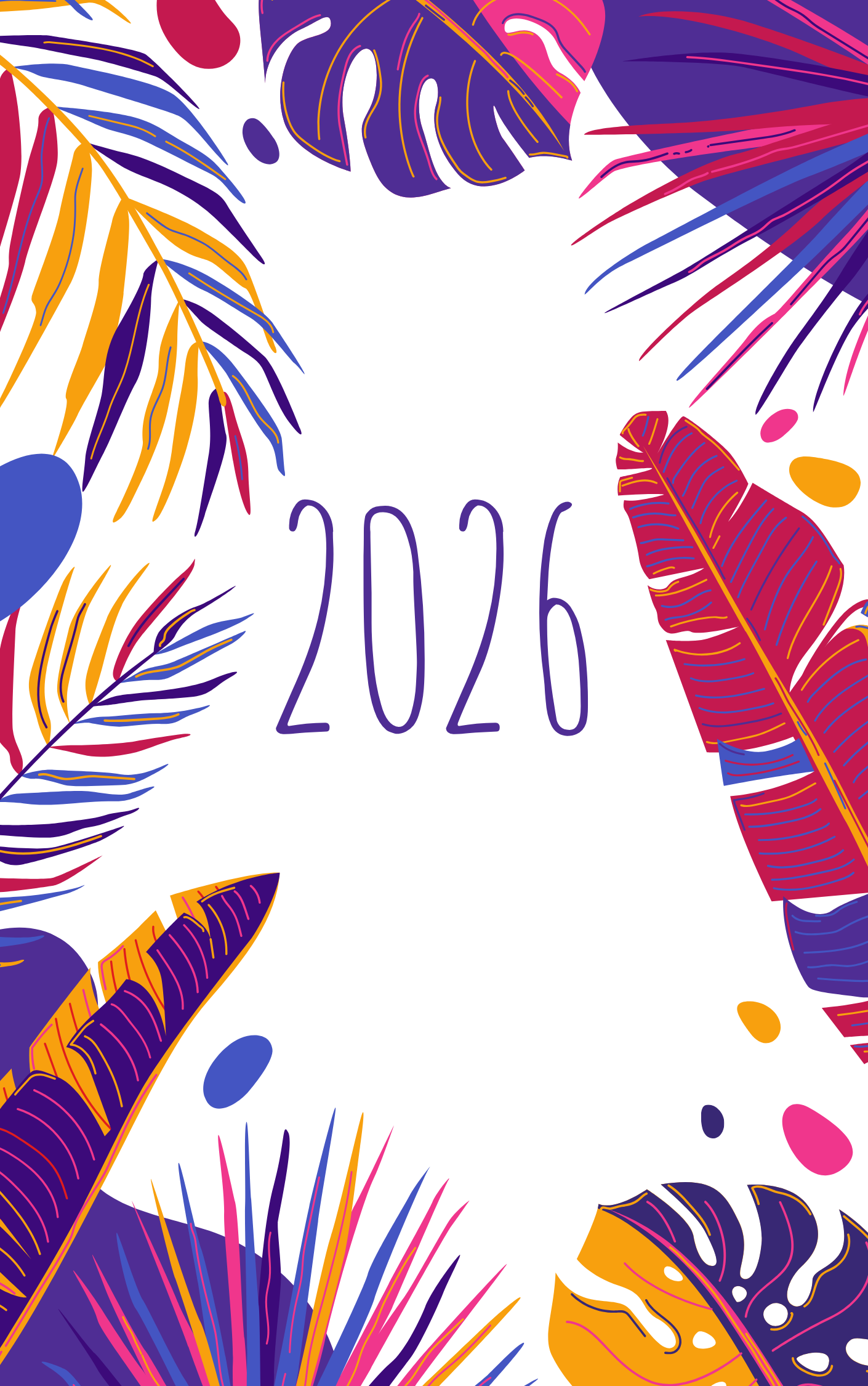 2026 Tropical Teacher Planner (Eng)