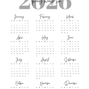 2026 Marble Teacher Planner (Eng)