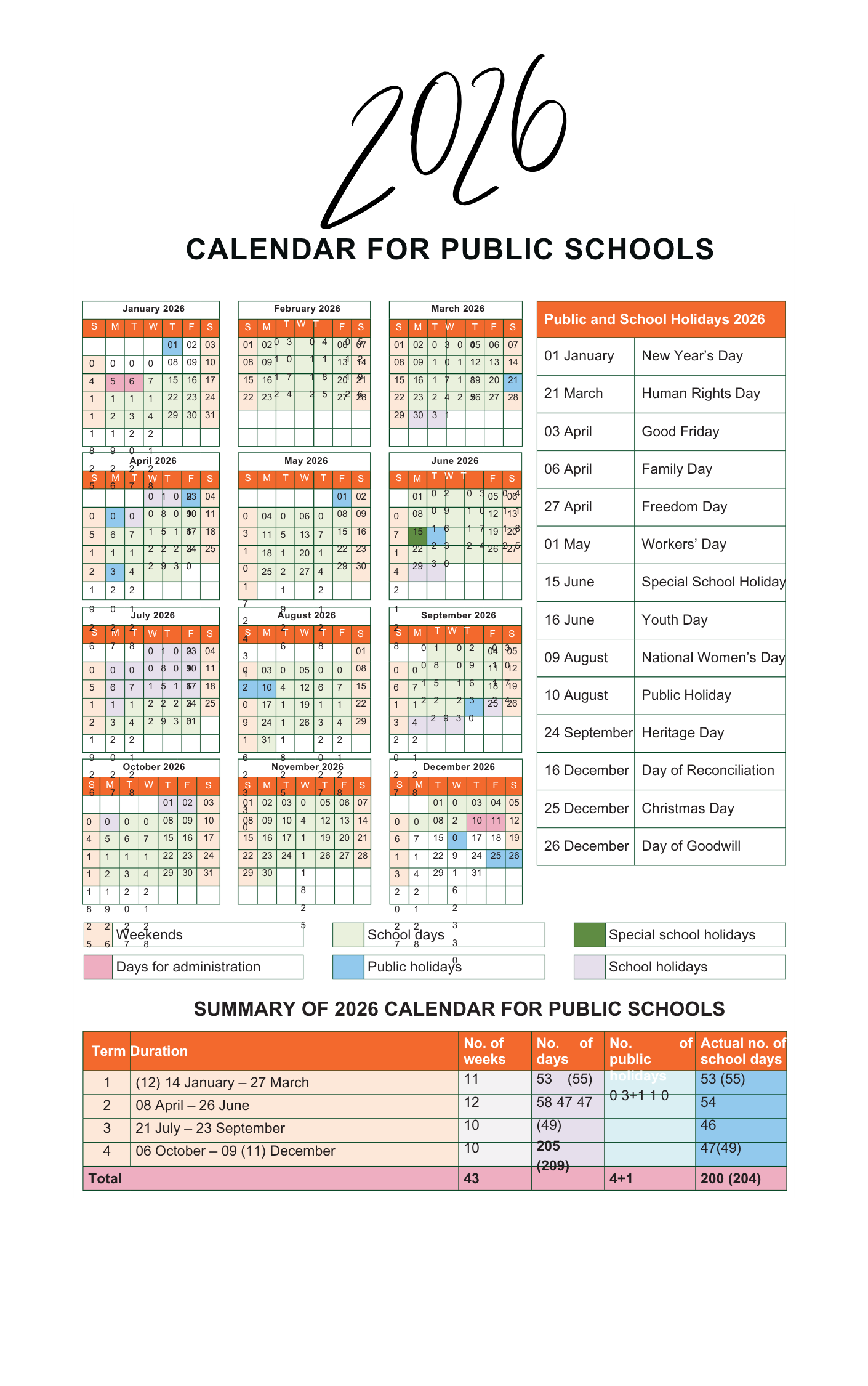 2026 Marble Teacher Planner (Eng) - Image 5