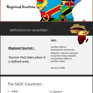 Grade 11 Tourism PowerPoints Term 3