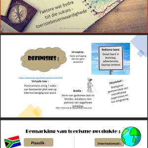 Graad 12 Toerisme Powerpoints Kwartaal 2