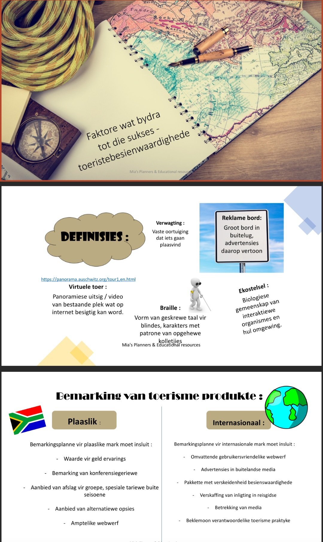 Graad 12 Toerisme Powerpoints Kwartaal 2 - Image 3