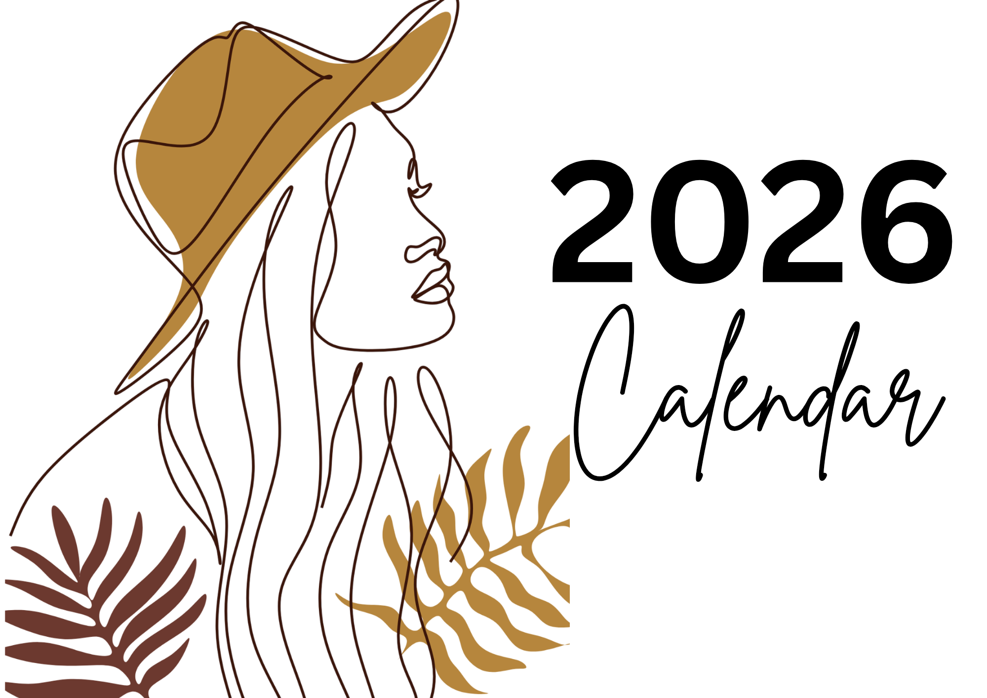 2026 Woman Desk Calendar