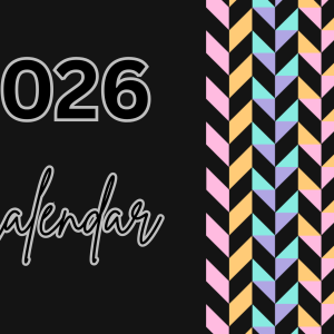 Patterned Deskpad 2026