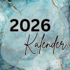 Marble Tafel Kalender 2026