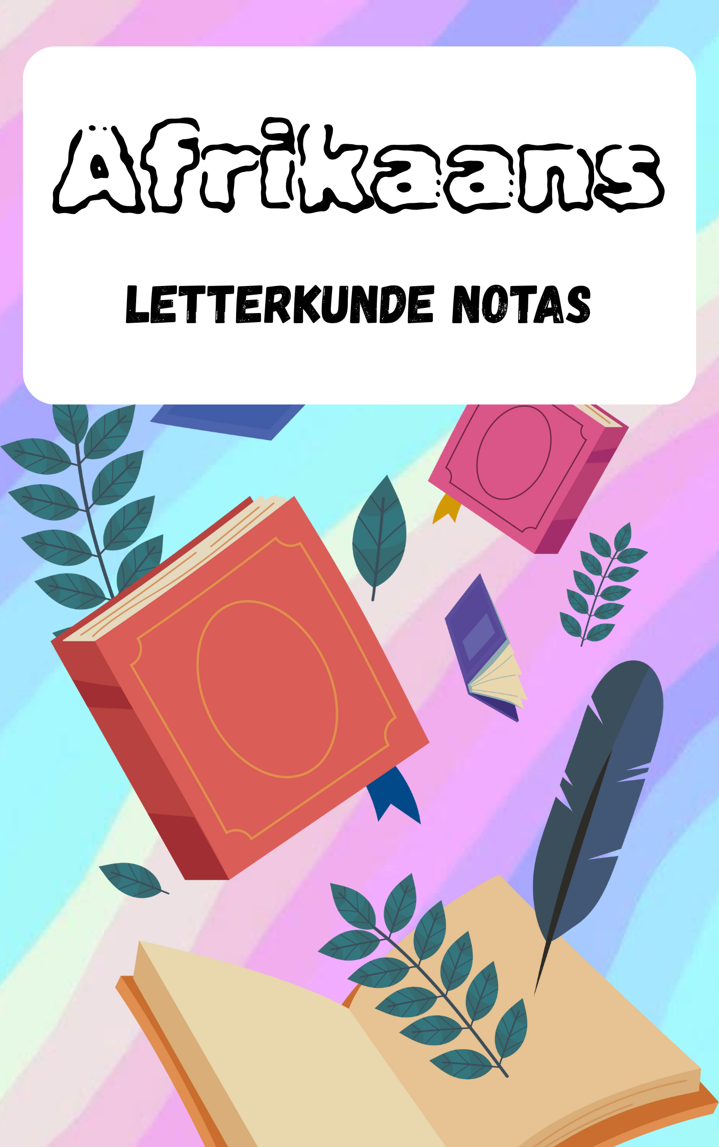 Afrikaans Letterkunde Notas