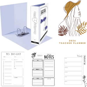2026 Printed Women Teacher Planner
