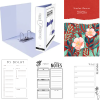 2026 Printed Red Flower Teacher Planner