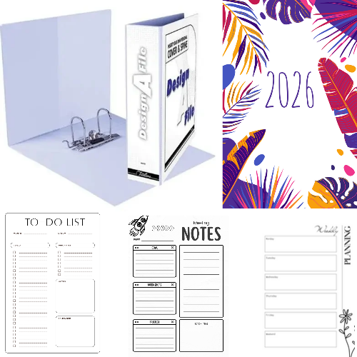 2026 Printed Tropical Teacher Planner