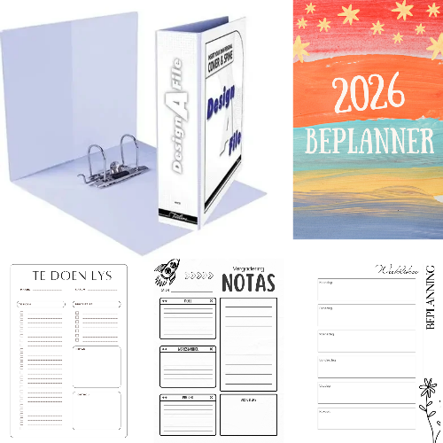 2026 Gedrukte Multikleur onderwyser beplanner