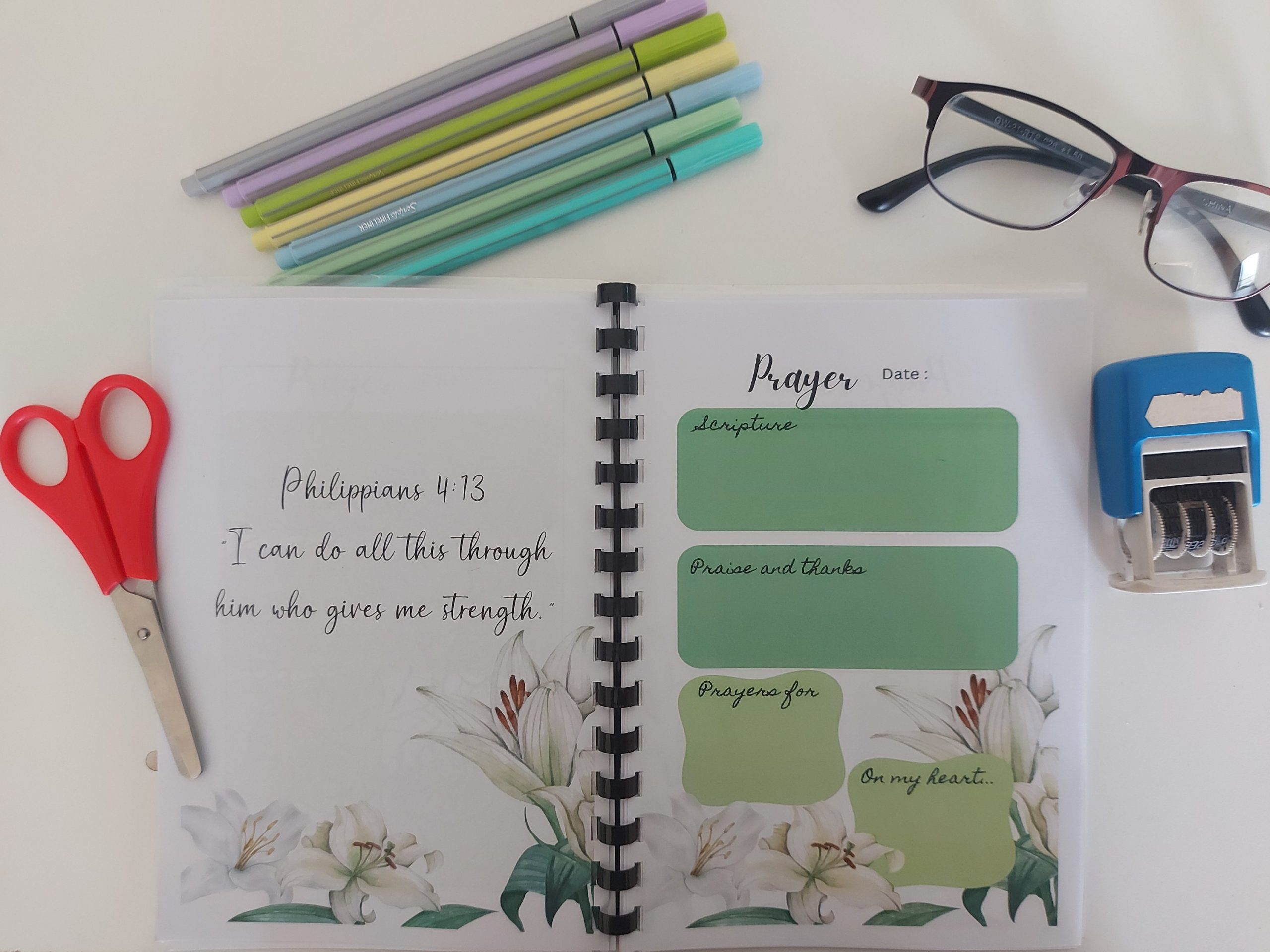 Lillies Prayer journal ( Full colour) - Image 2