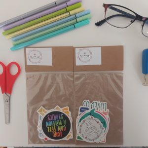 Assorted Christian stickers