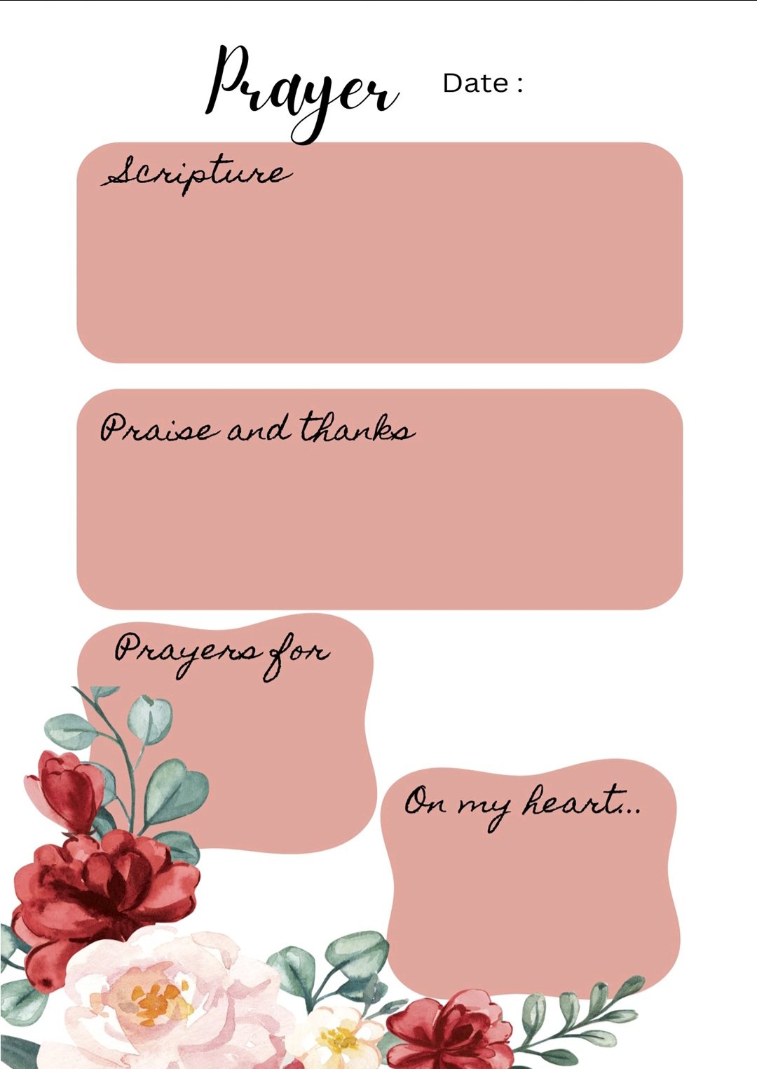 Roses Prayer Journal - Image 2