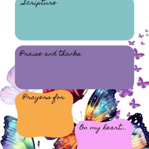 Butterfly Prayer Journal