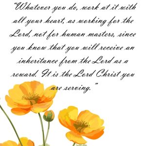 Poppies Prayer Journal