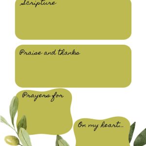 Olive Prayer Journal