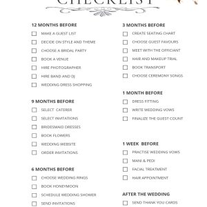Champaigne Color Wedding Planner