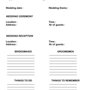 Maroon & Burgundy Wedding planner