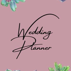 Succulents wedding planner